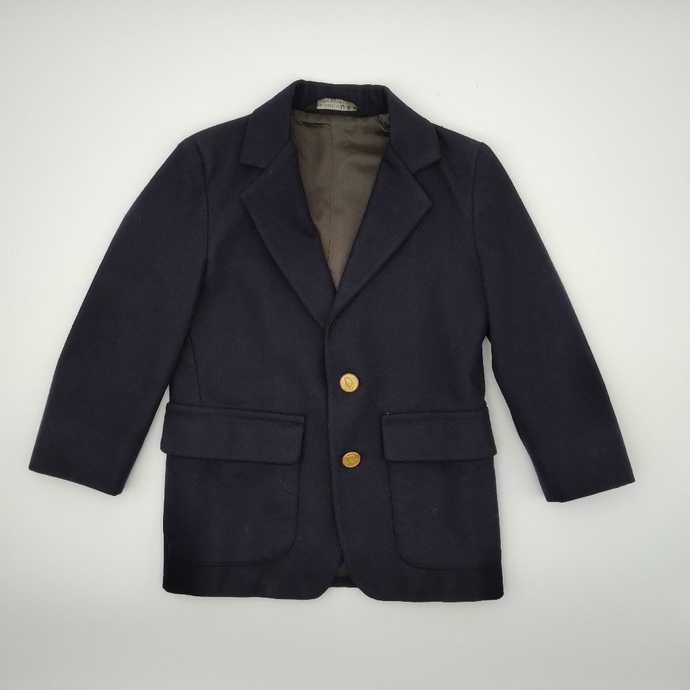 Dior Kids Navy Blazer with Gold Buttons